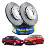 Par Disco Freio Diant Vent Voyage Gol G5 1.0 2008 2012 Hf87