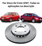 Par Disco Freio Diant Vent Voyage Gol G5 1.0 2008 2012 Hf87 - Imagem 3