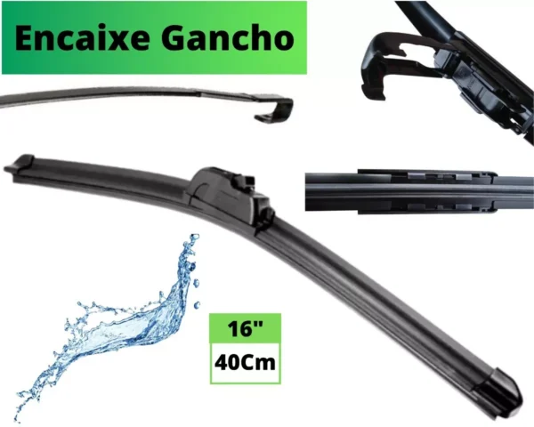 Palheta Limpador Parabrisa Silicone Par Gancho Dianteira - Image 2